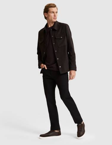 Siyah Straight Fit Jean Pantolon