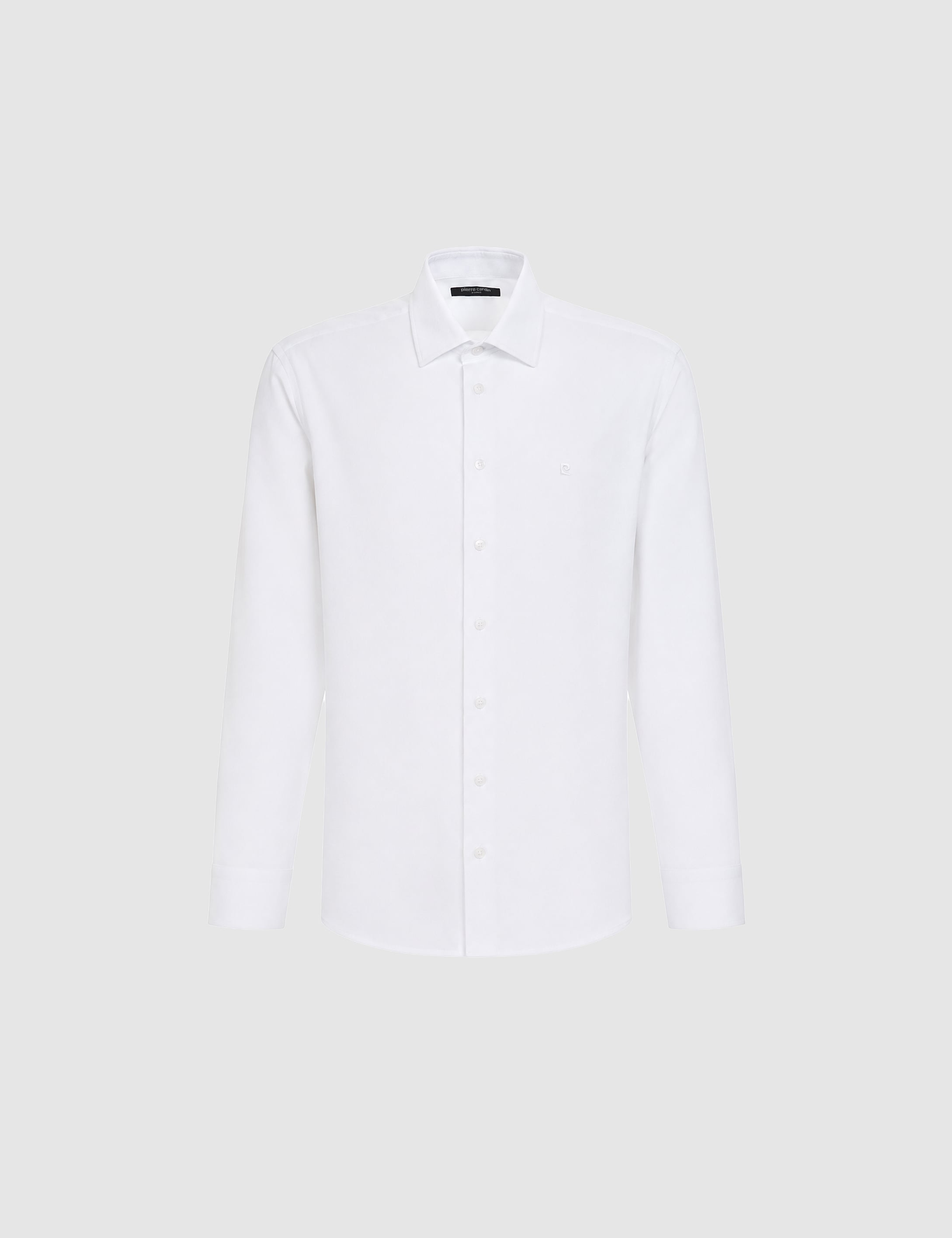 Beyaz Regular Fit Uzun Kollu Gömlek - 50319669007