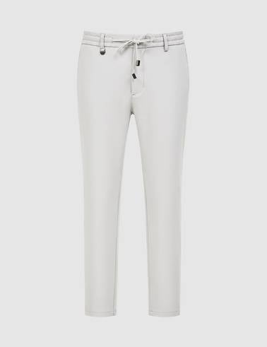 Taş Beli Kordonlu Klasik Jogger Pantolon