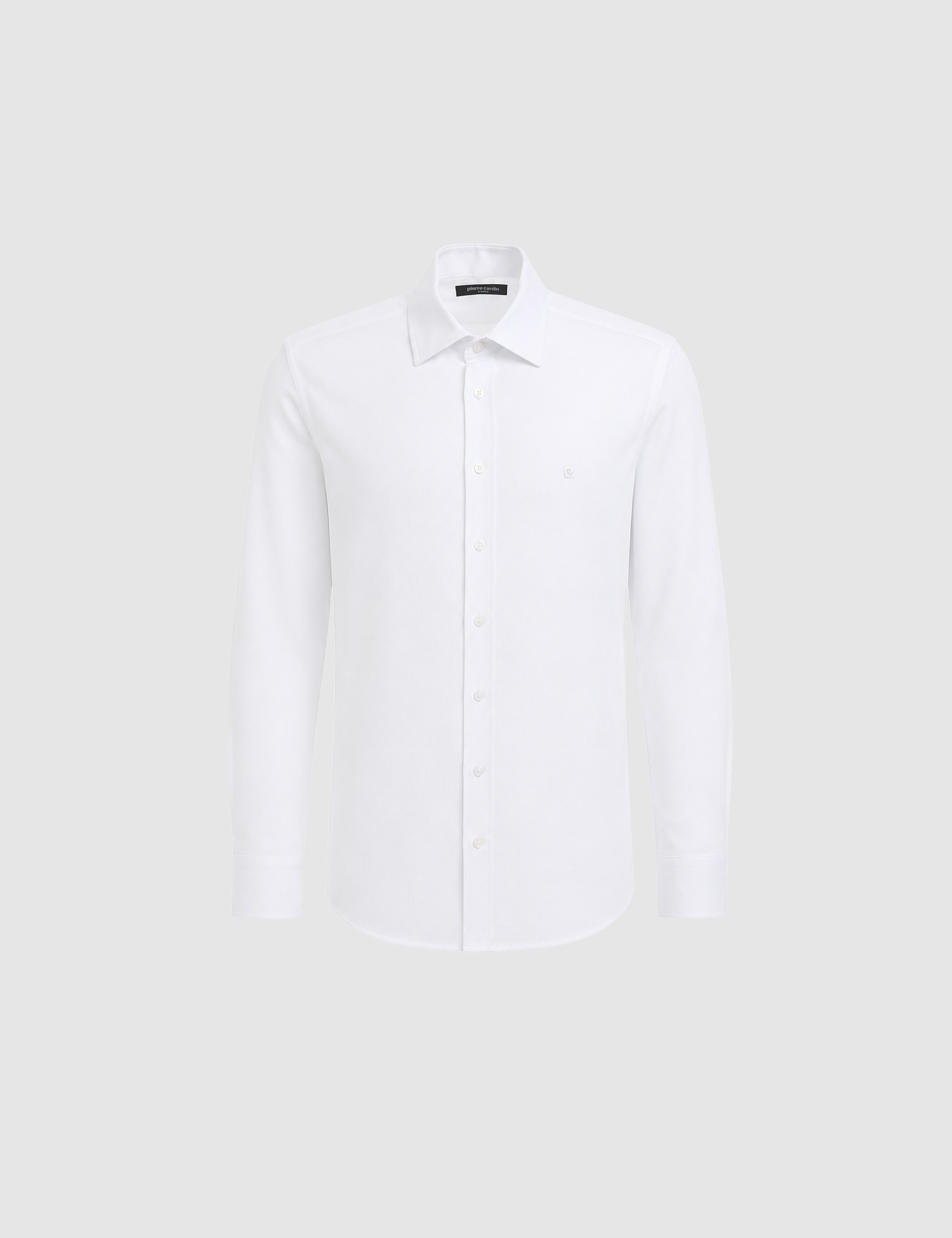 Beyaz Slim Fit Uzun Kollu Gömlek - Image 7