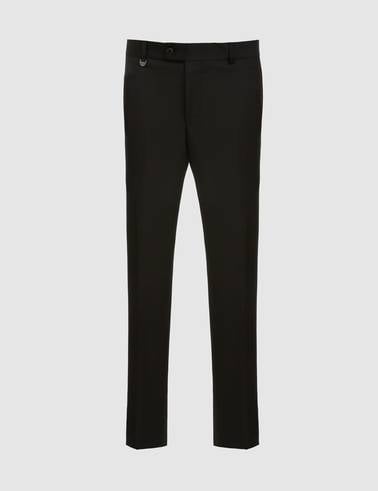 Siyah Slim Fit Kumaş Pantolon