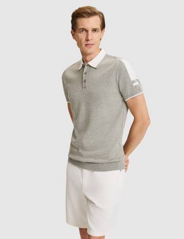 Açık Gri Melanj Slim Fit Kazak