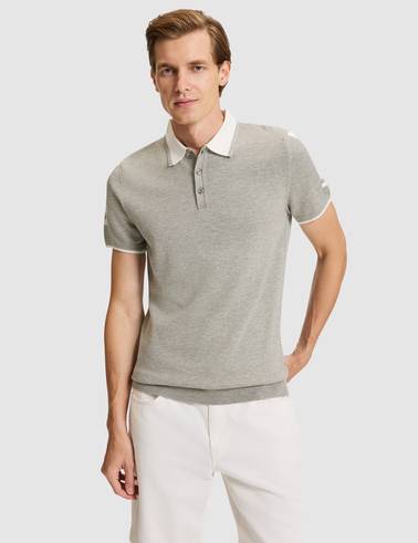Açık Gri Melanj Slim Fit Kazak