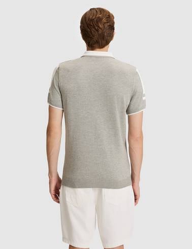 Açık Gri Melanj Slim Fit Kazak