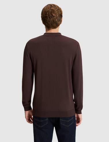 Koyu Kahverengi Slim Fit Kazak