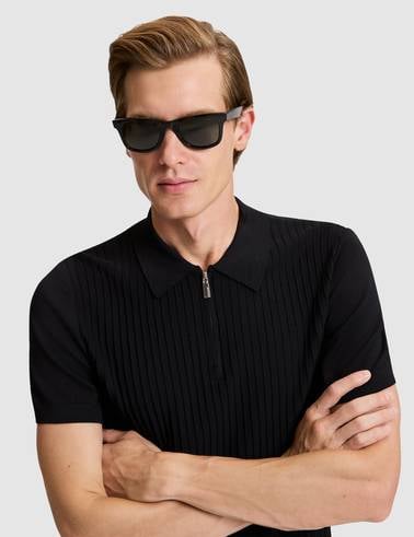 Siyah Slim Fit Kazak
