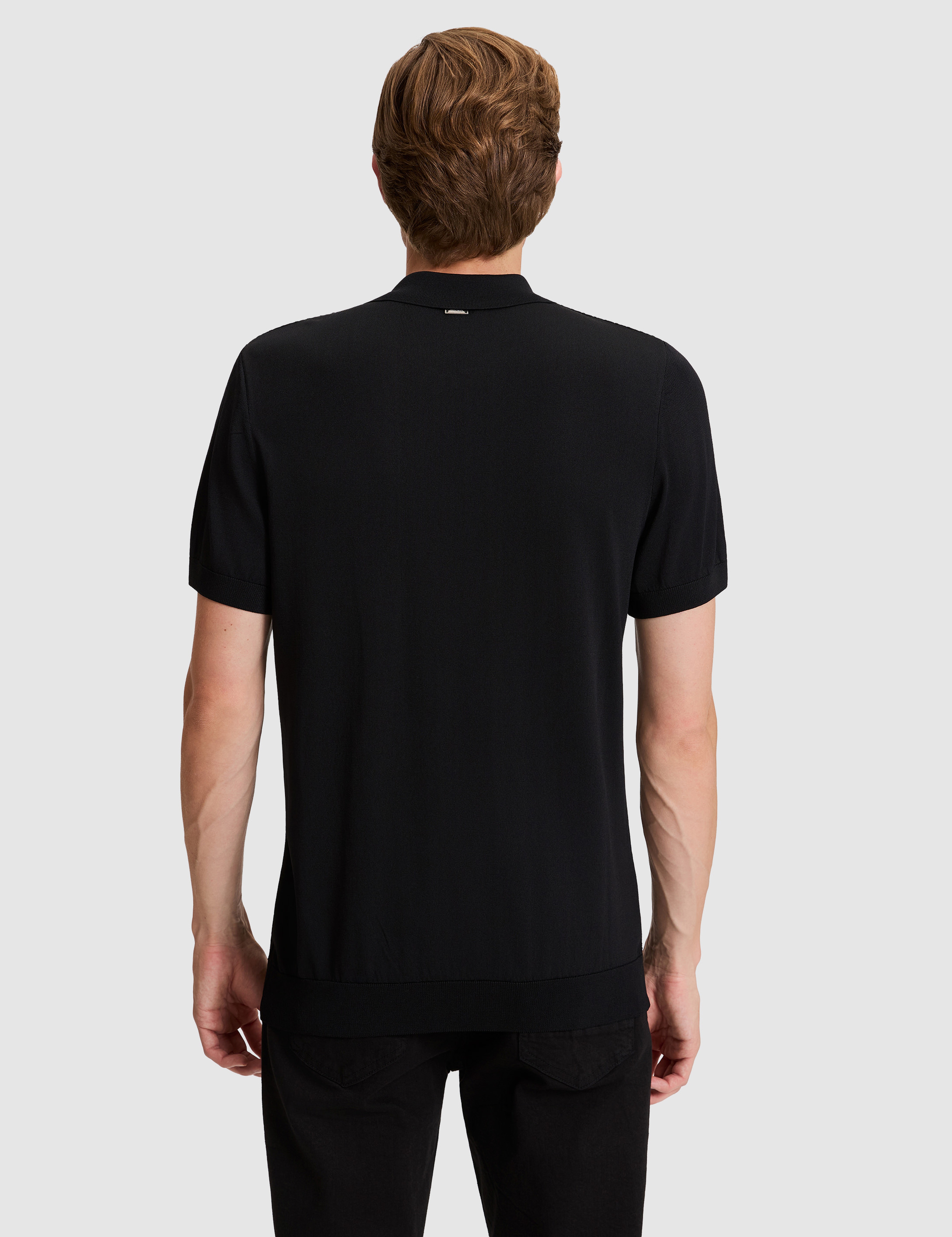 Siyah Slim Fit Kazak - Image 5