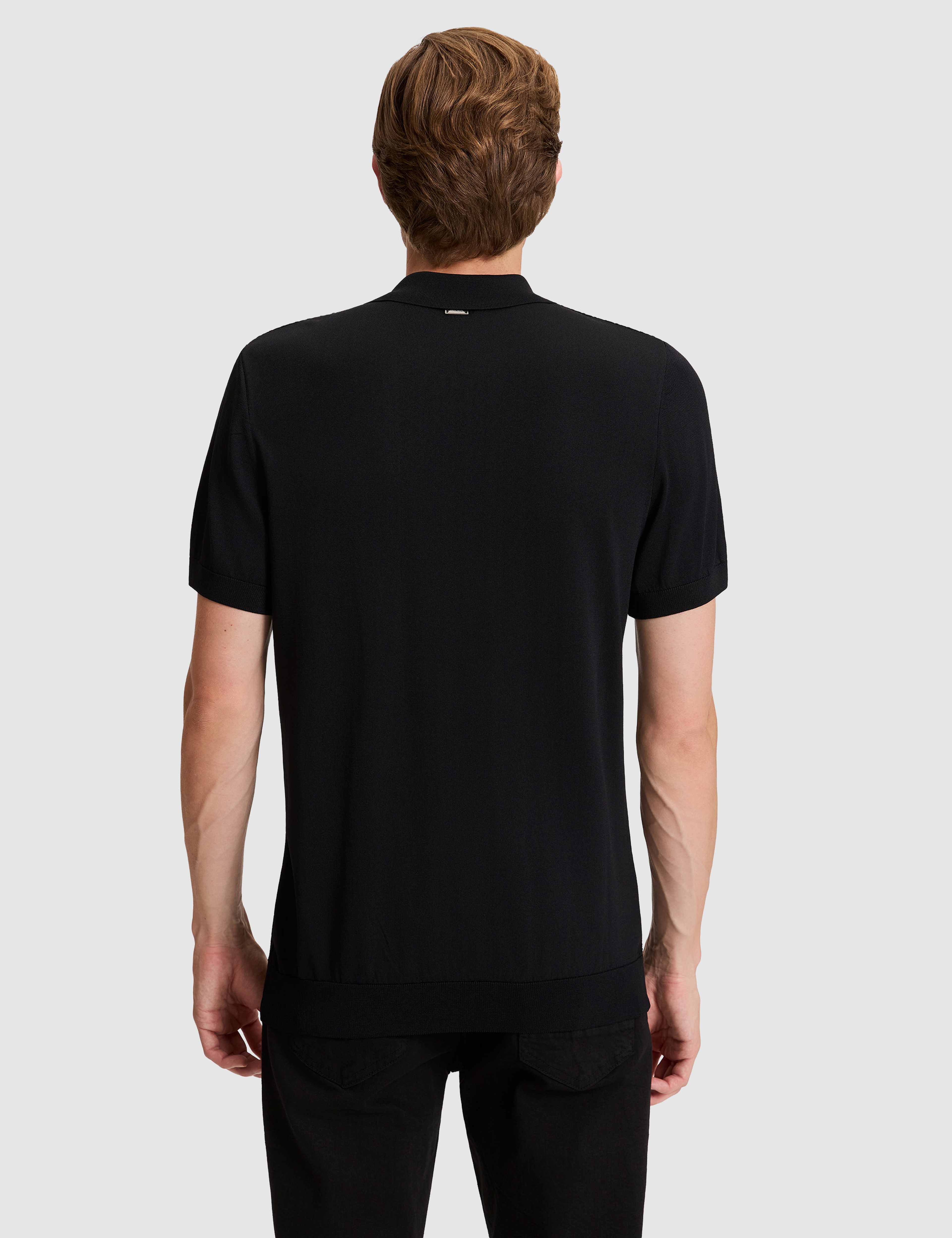 Siyah Slim Fit Kazak
