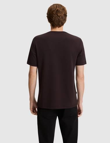 Koyu Kahverengi Regular Fit Basic Tişört