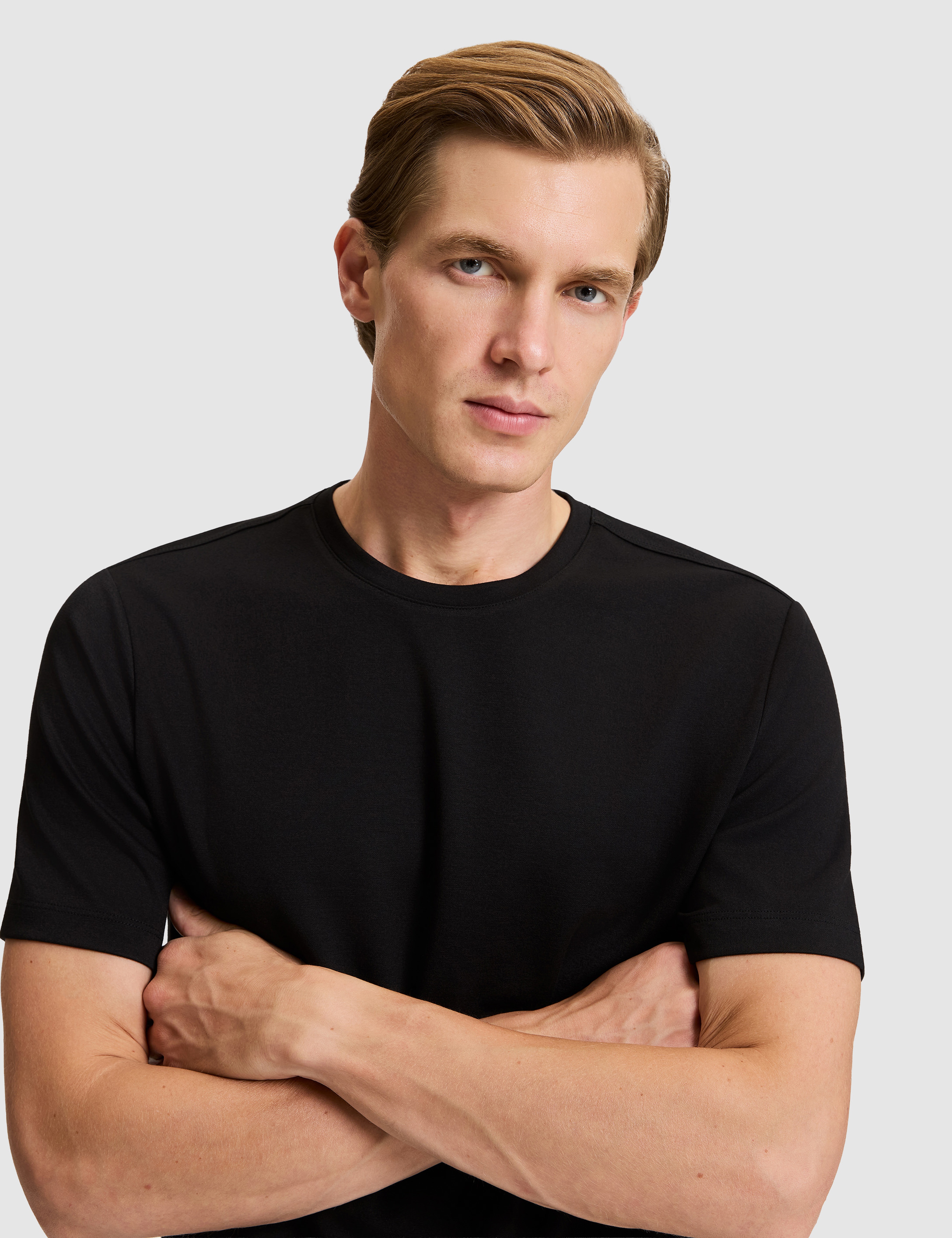 Siyah Regular Fit Basic Tişört