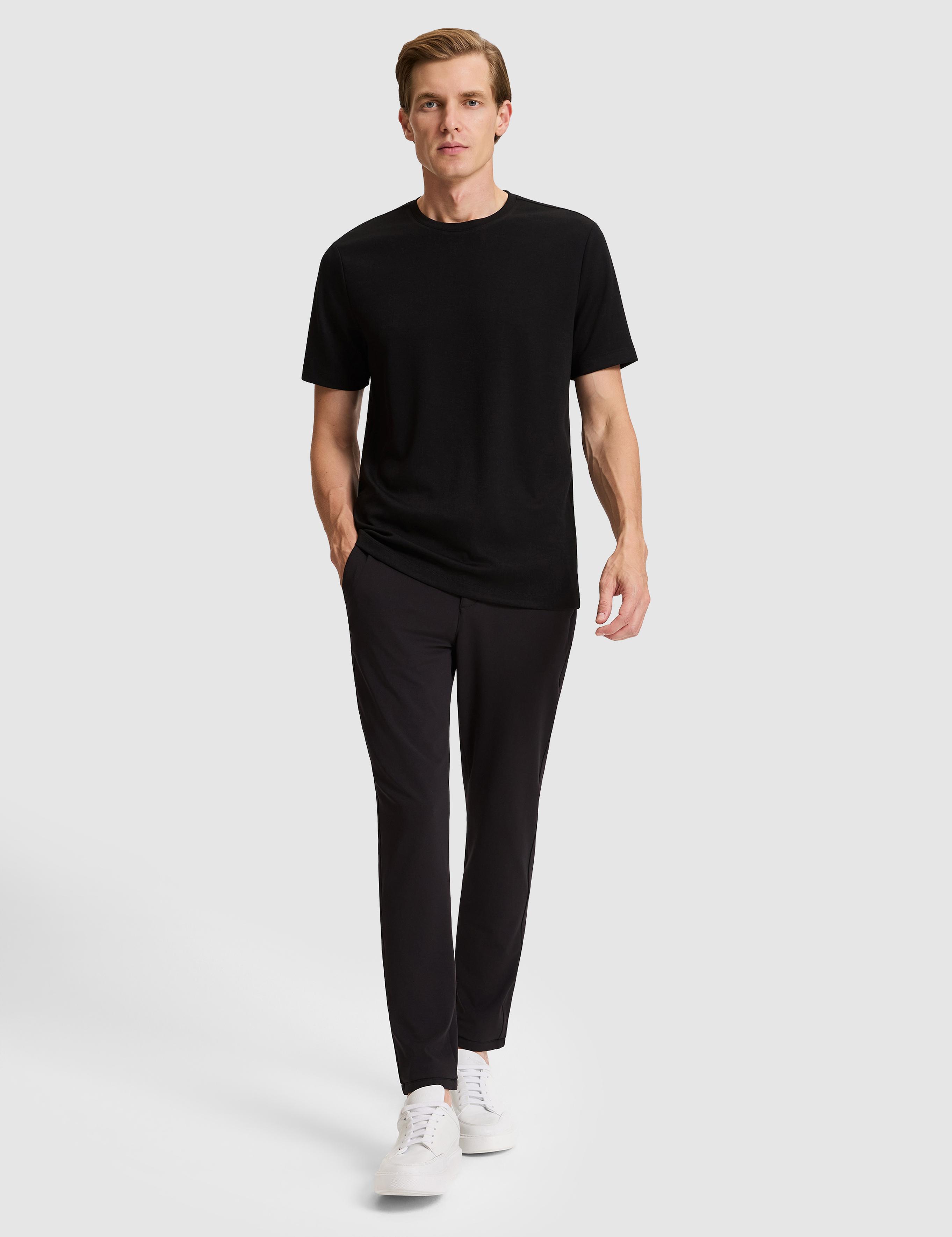 Siyah Regular Fit Basic Tişört