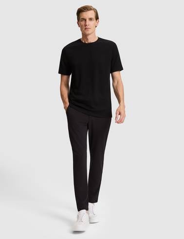 Siyah Regular Fit Basic Tişört