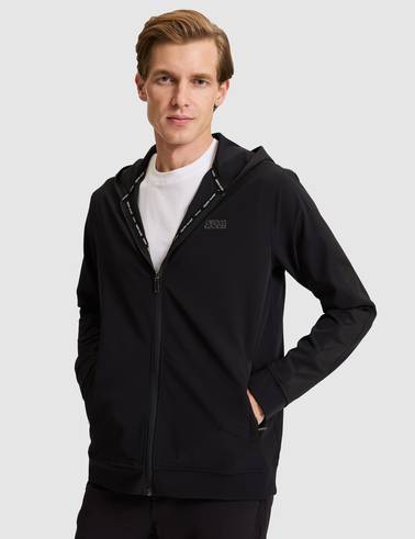 Siyah Regular Fit Eşofman Üstü