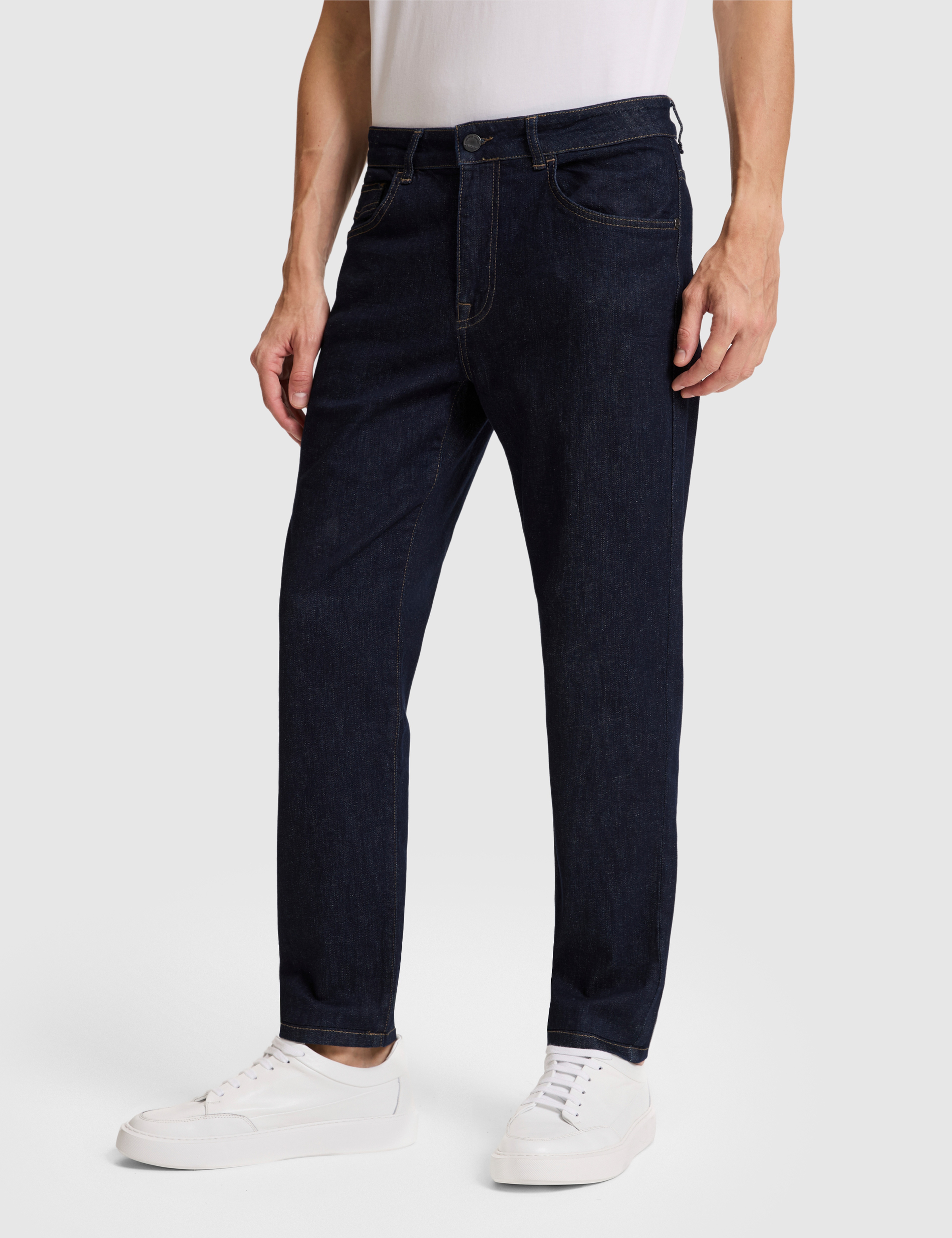 Lacivert Jean Pantolon - Image 4