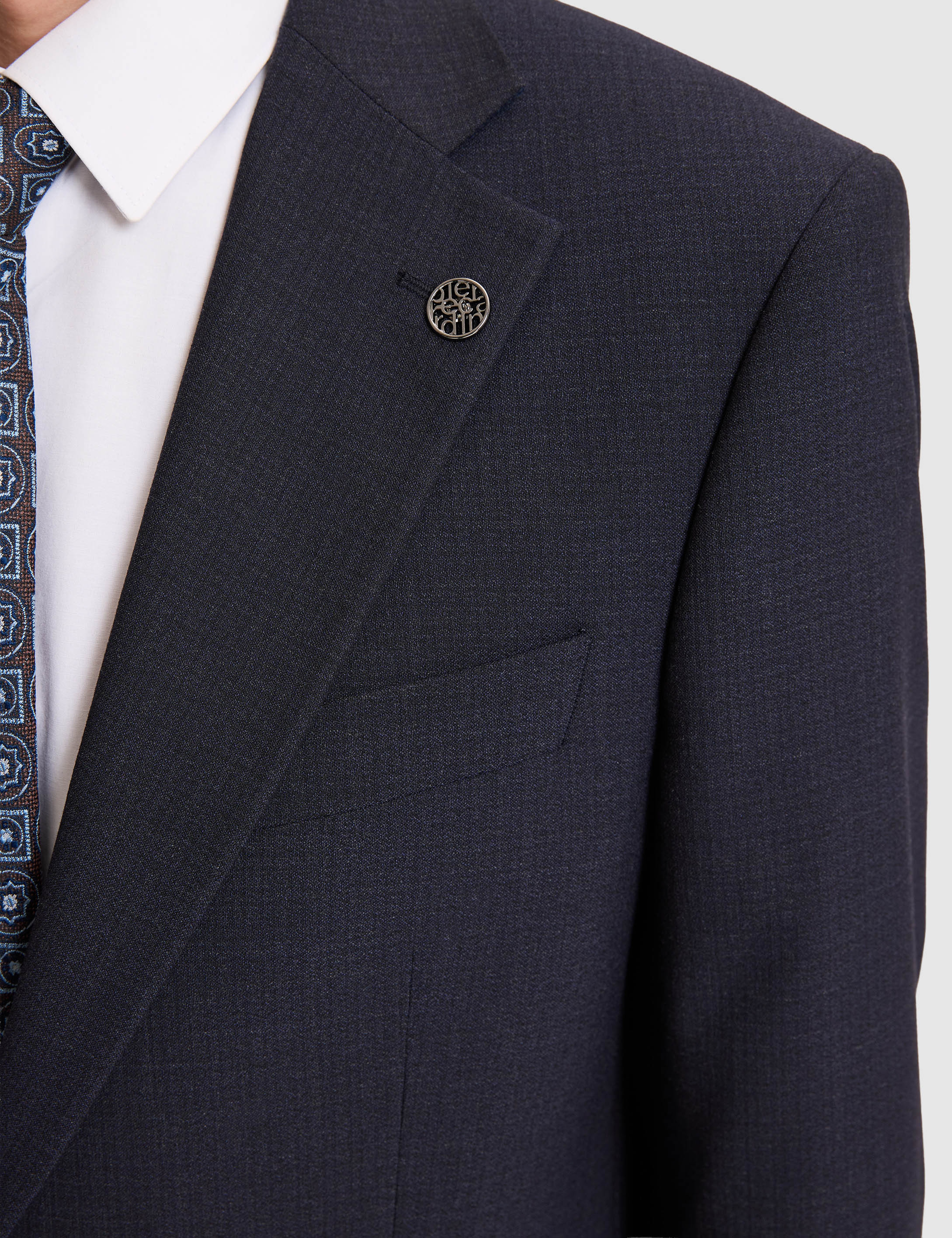 Lacivert Slim Fit Takım Elbise - Image 7