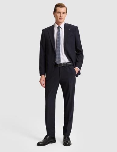 Lacivert Slim Fit Takım Elbise