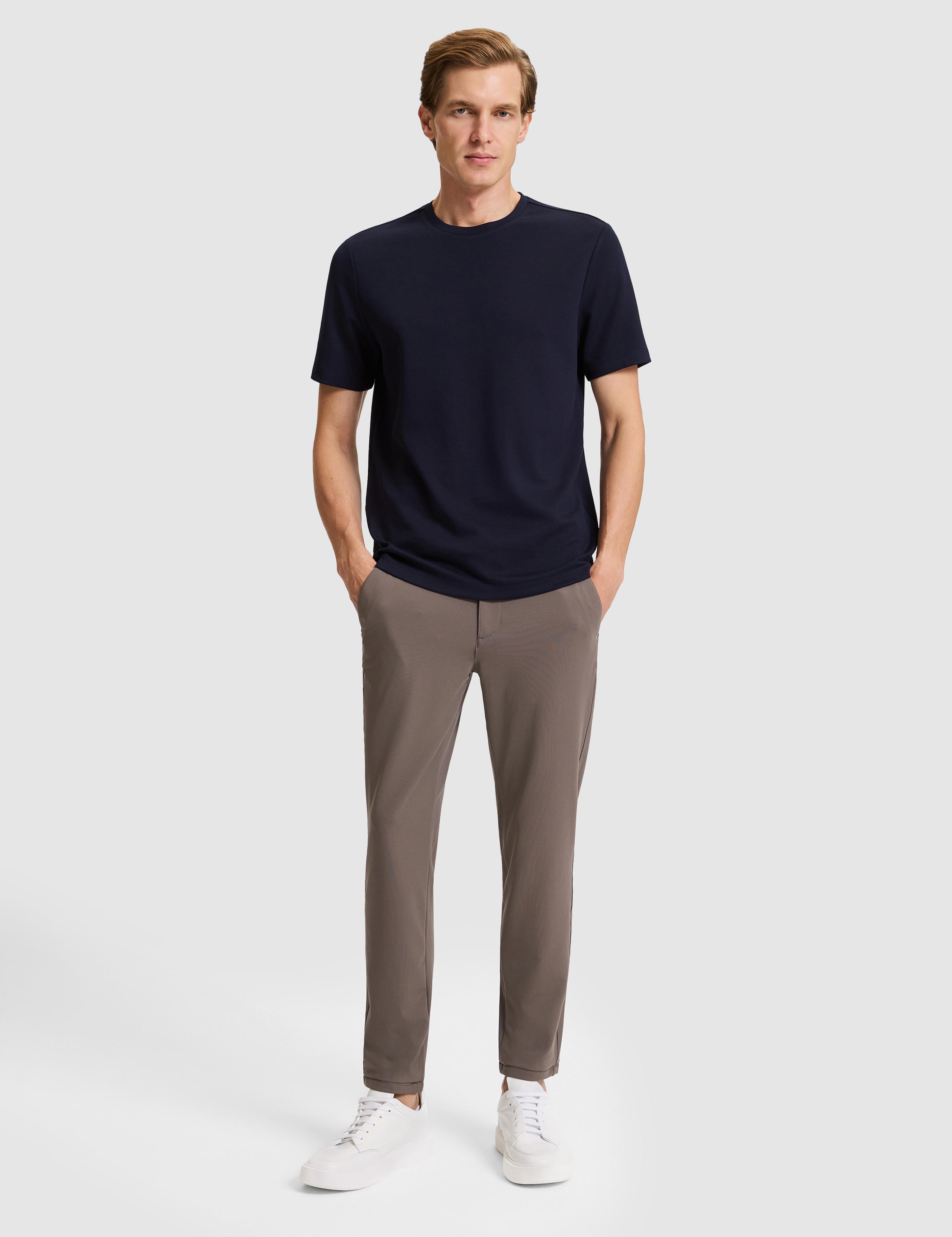 Lacivert Regular Fit Basic Tişört