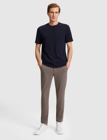 Lacivert Regular Fit Basic Tişört