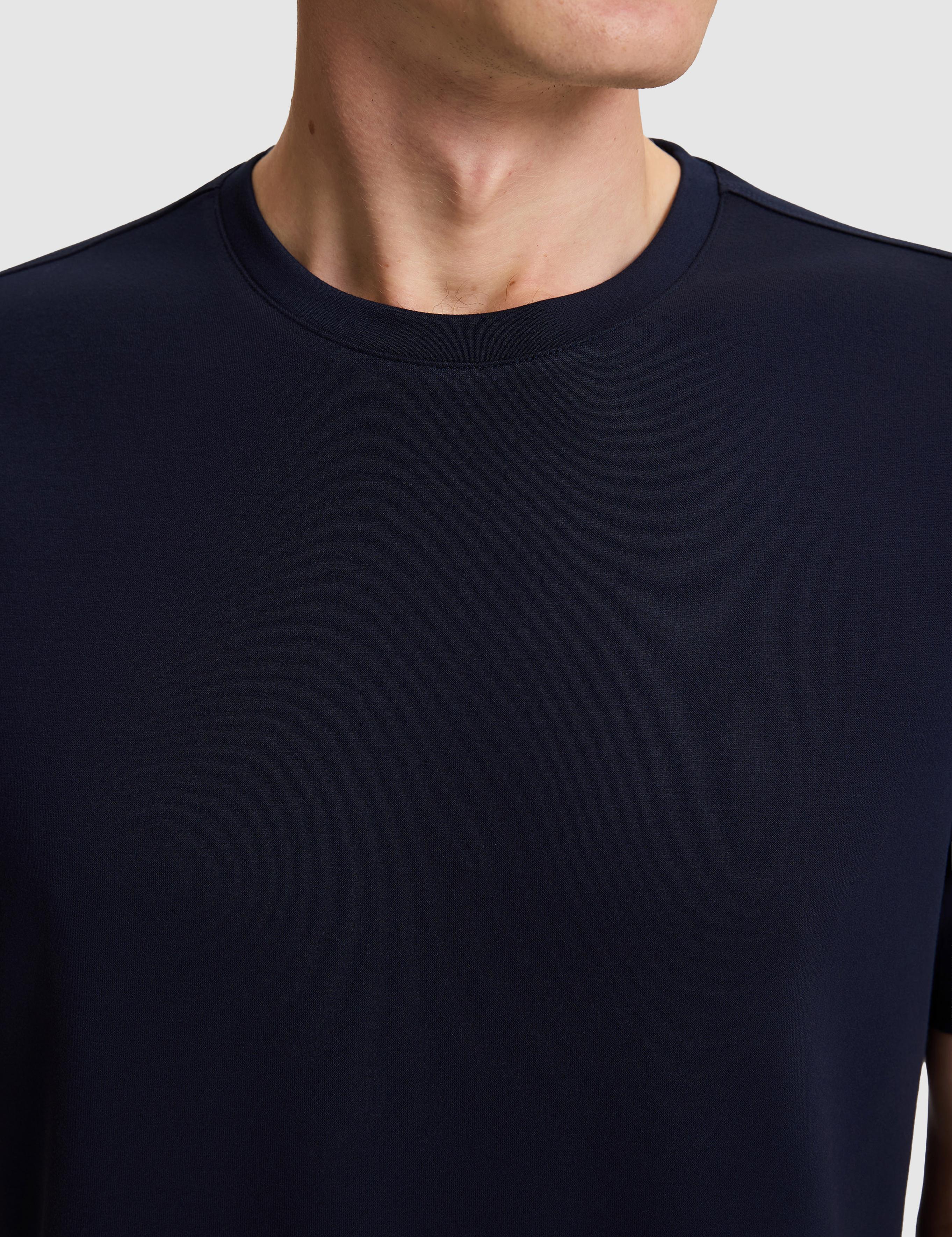 Lacivert Regular Fit Basic Tişört