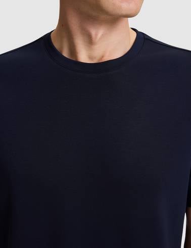 Lacivert Regular Fit Basic Tişört