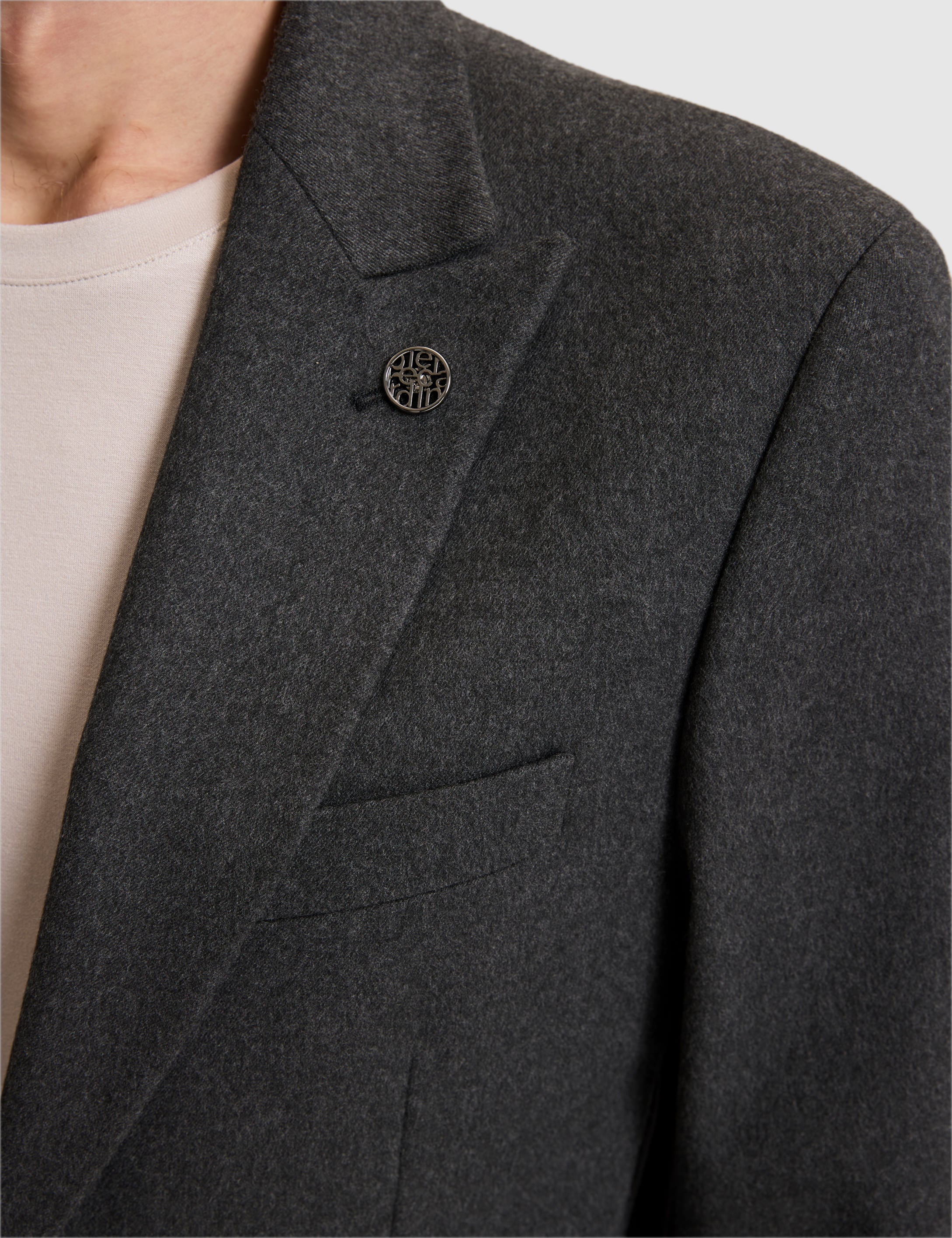Antrasit Slim Fit Ceket - Image 6