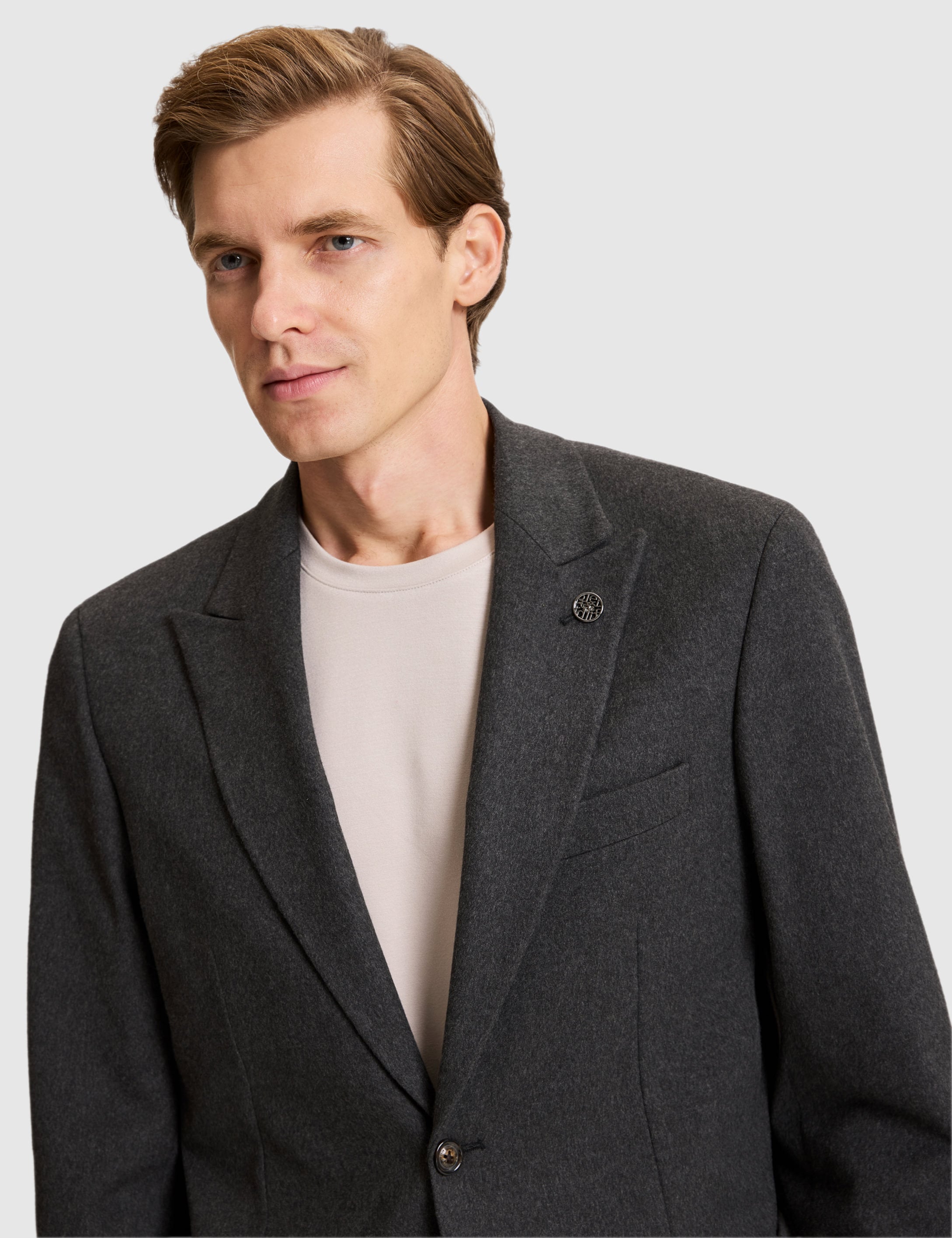 Antrasit Slim Fit Ceket