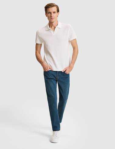 Ekru Slim Fit Tişört