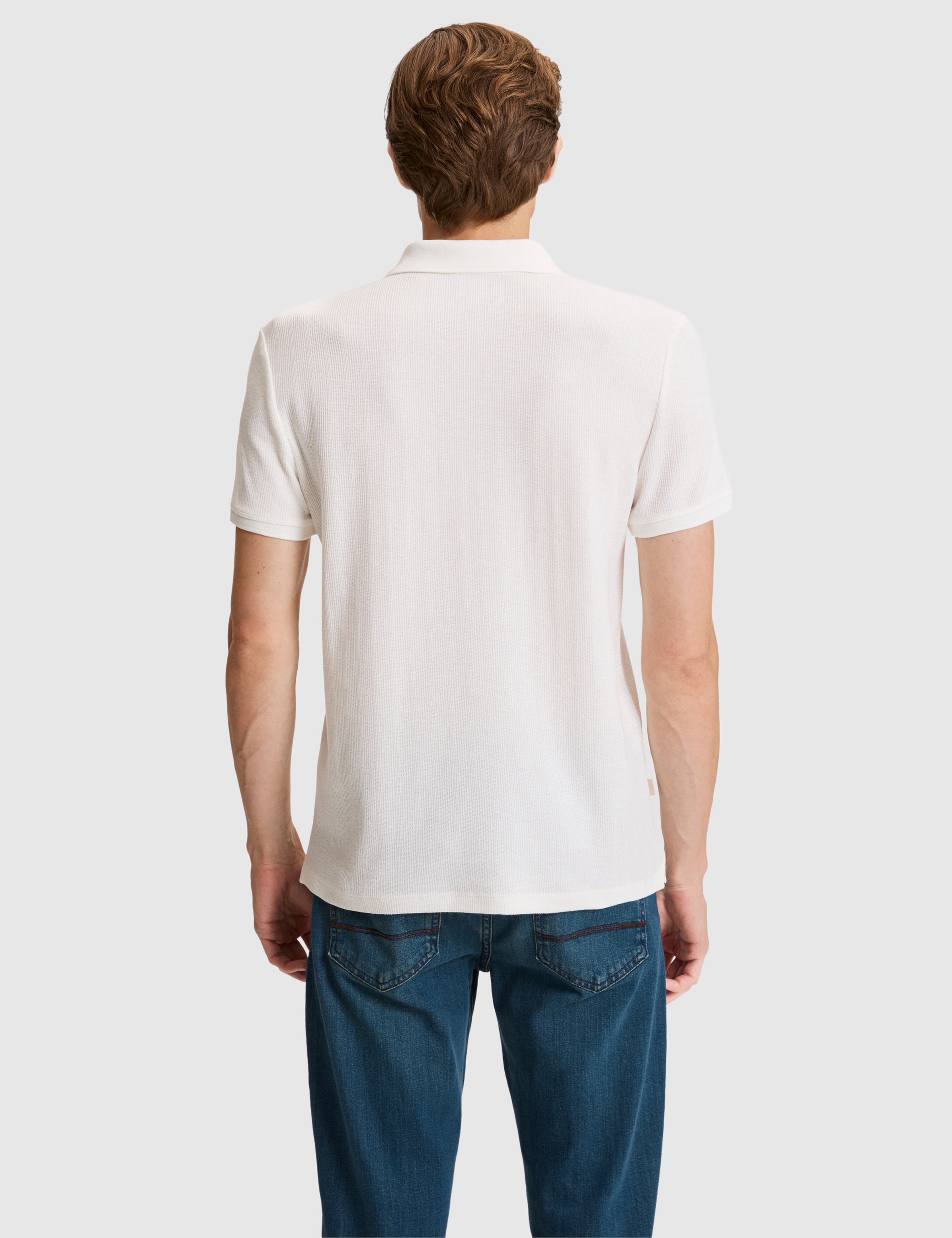 Ekru Slim Fit Tişört