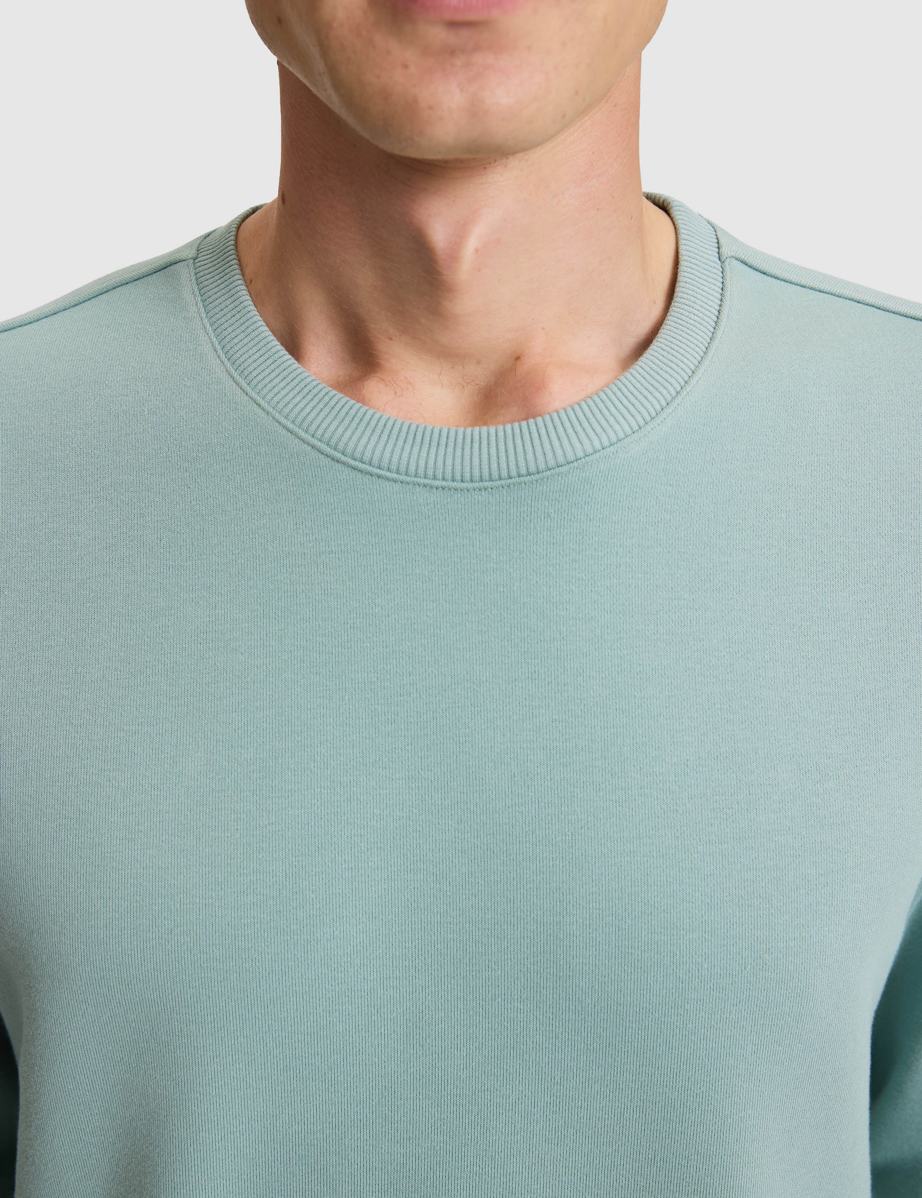 Yeşil Regular Fit Basic Sweatshirt - Image 6