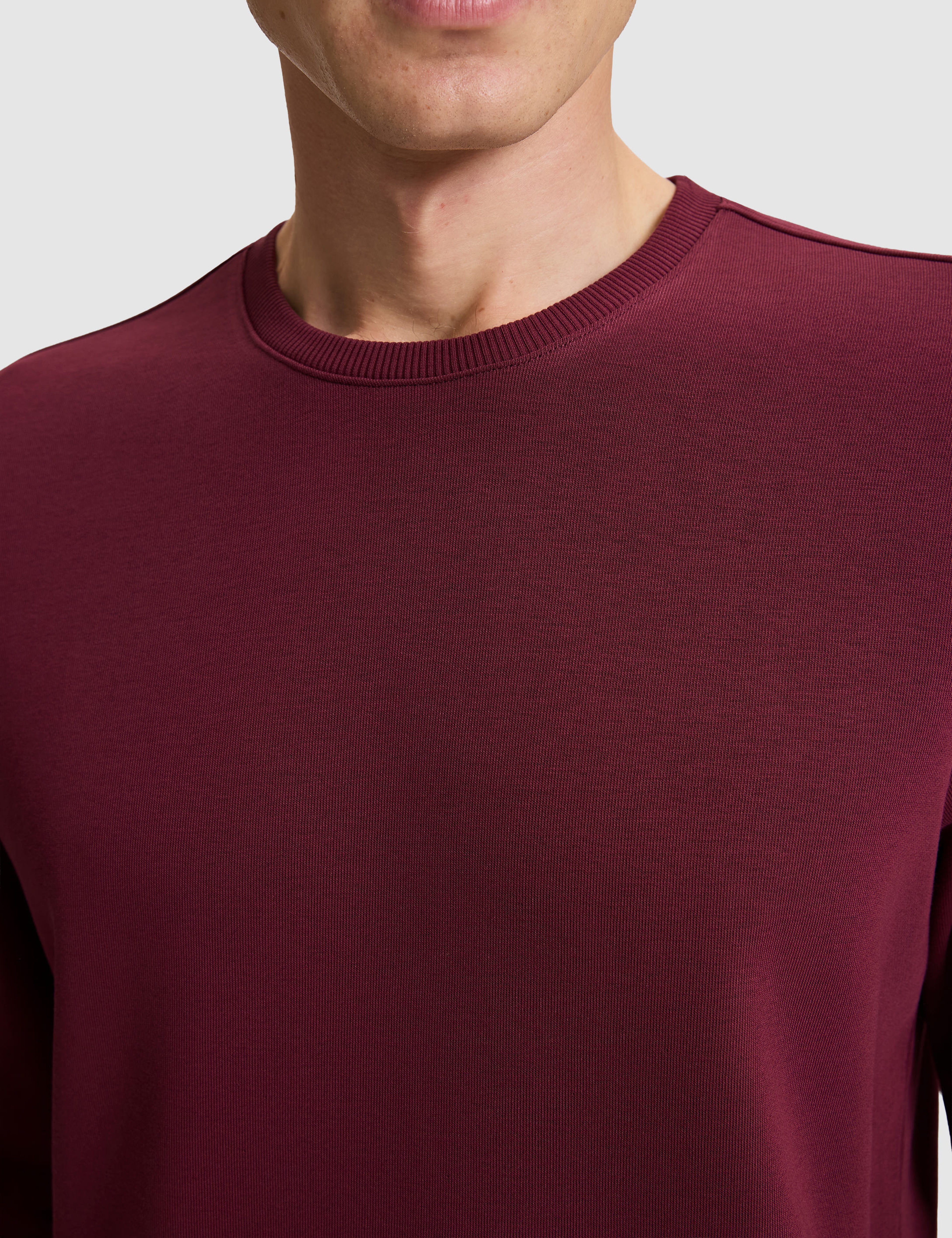 Bordo Regular Fit Basic Sweatshirt