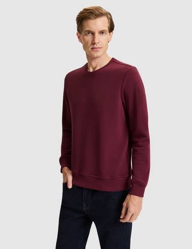 Bordo Regular Fit Basic Sweatshirt