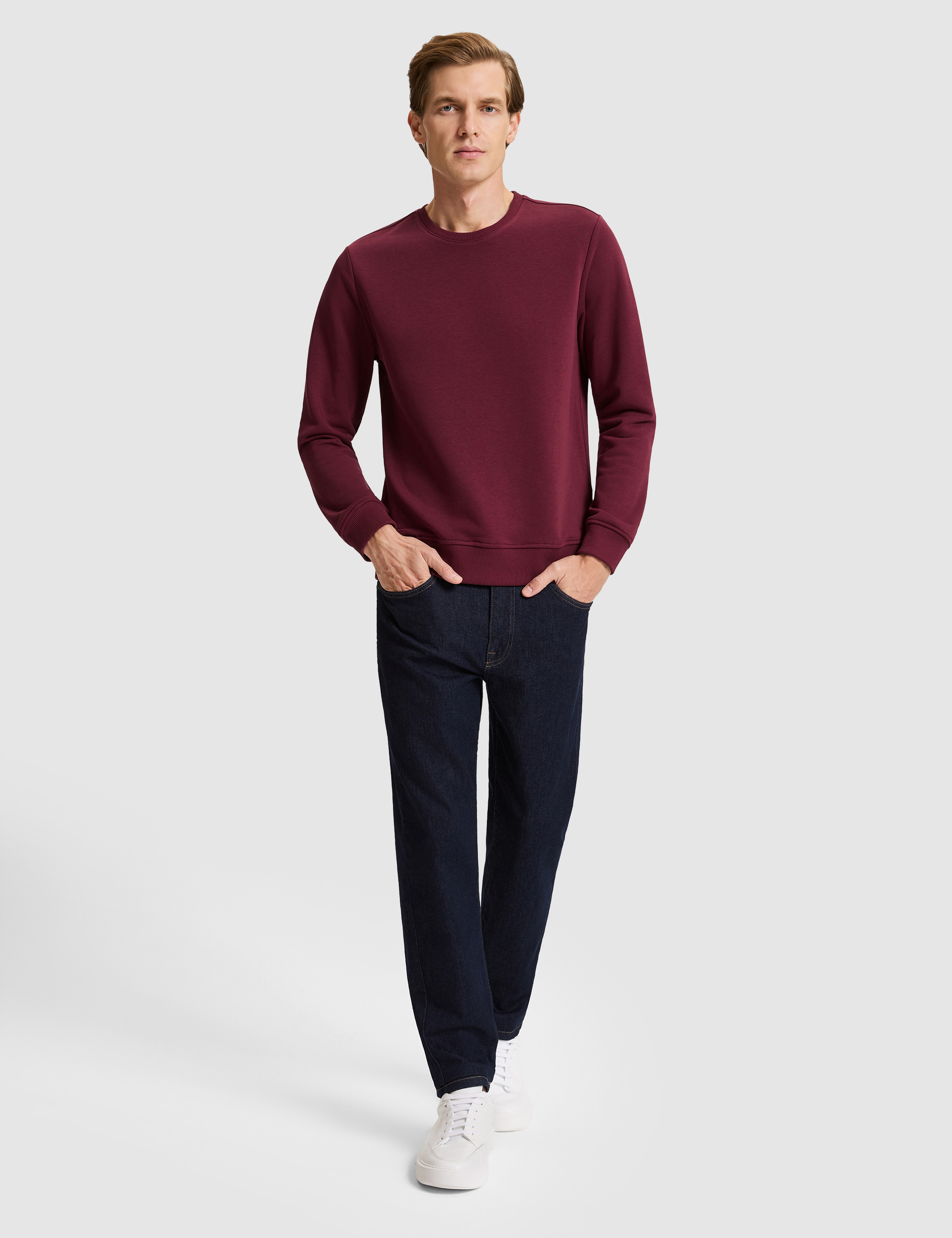 Bordo Regular Fit Basic Sweatshirt - Image 4
