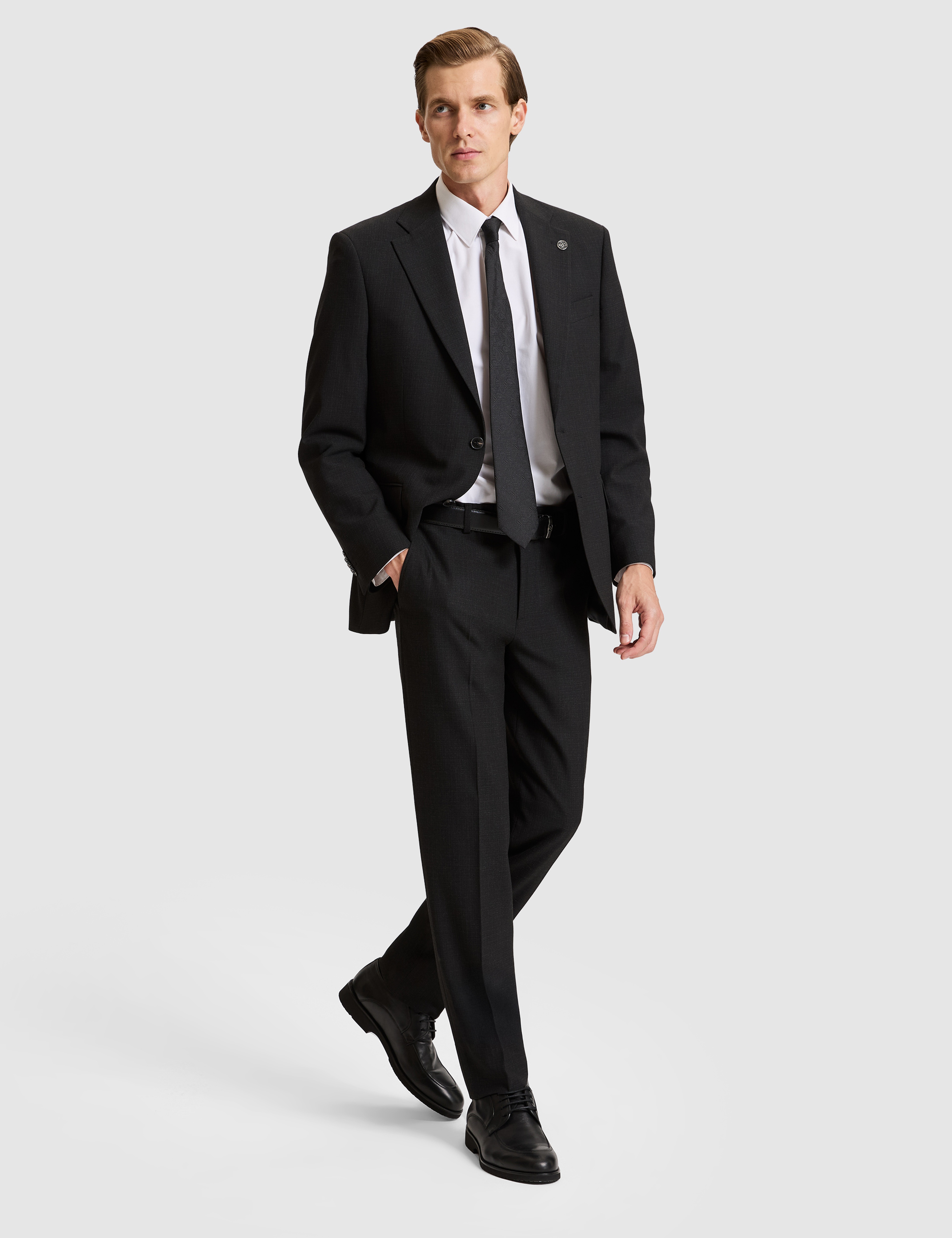 Antrasit Slim Fit Takım Elbise - Image 4