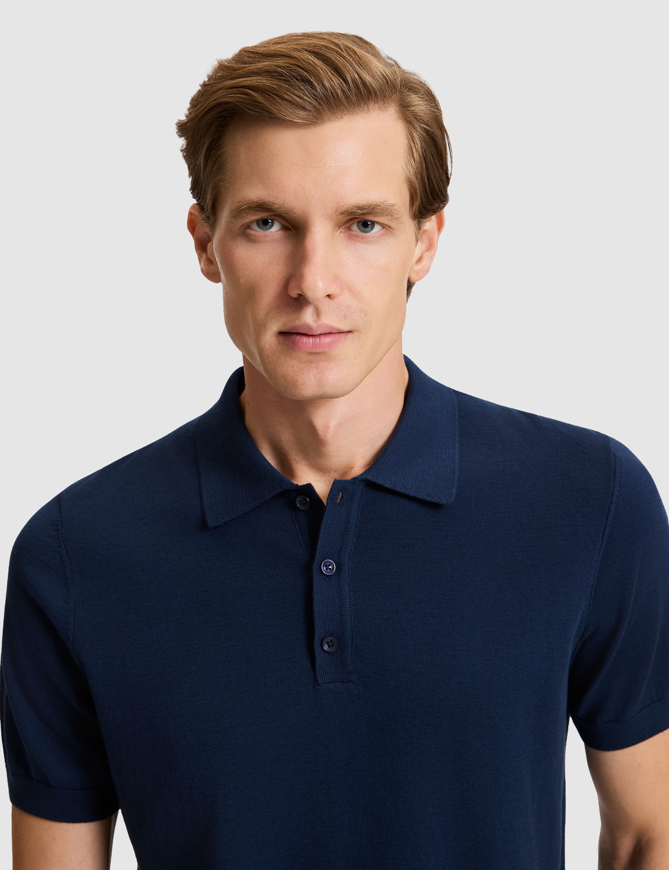Lacivert Slim Fit Kazak