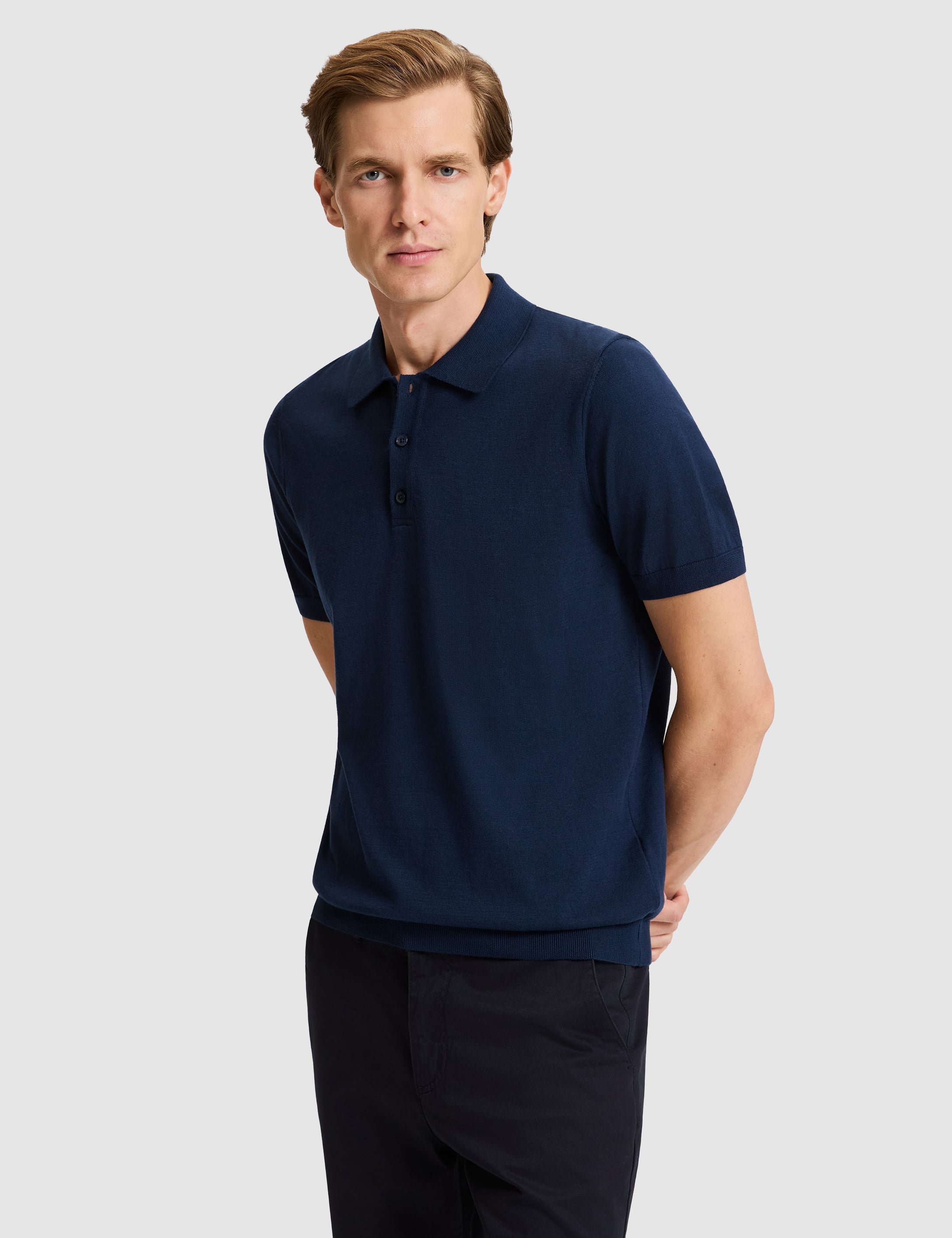 Lacivert Slim Fit Kazak - 50331388029
