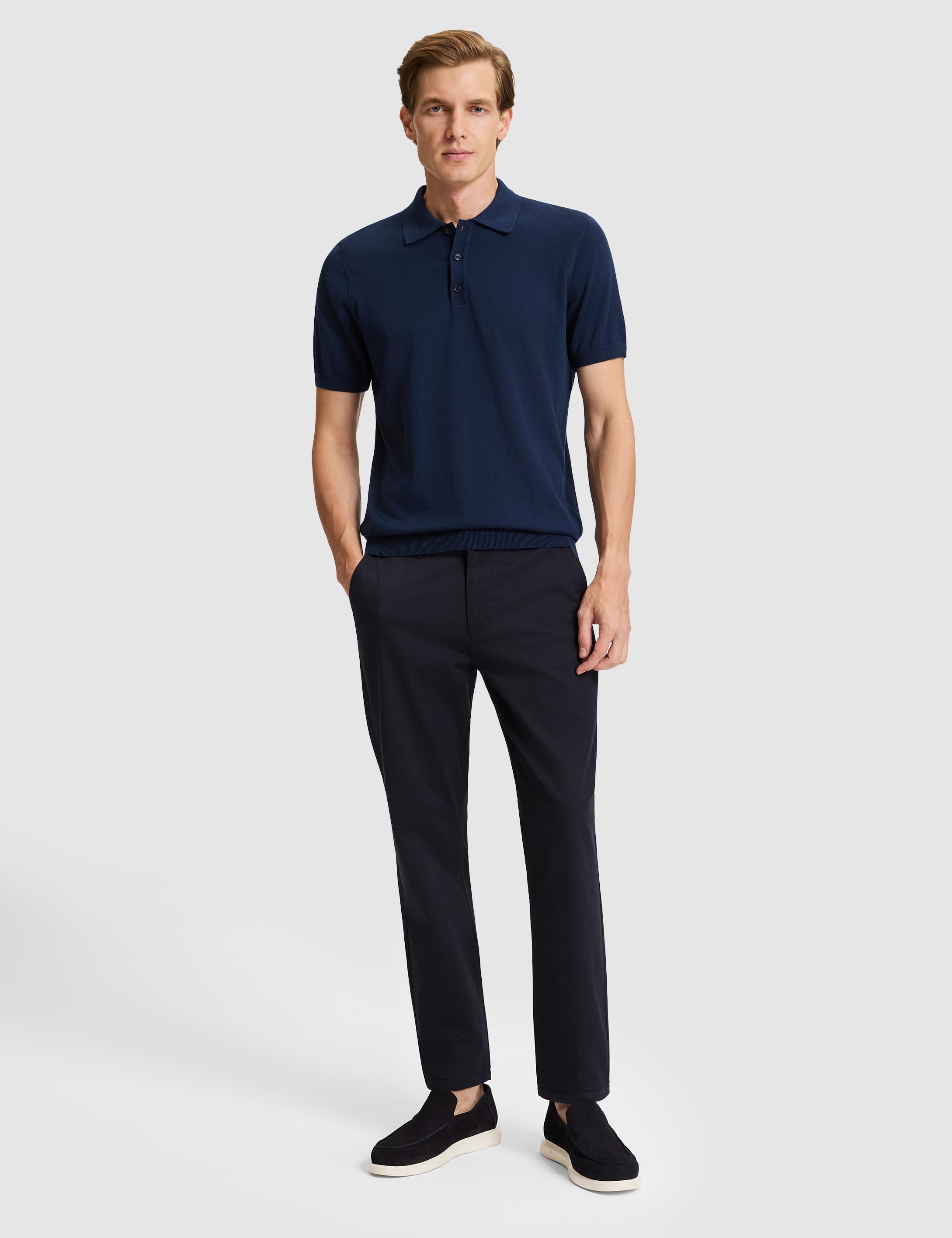 Lacivert Slim Fit Kazak - Image 4