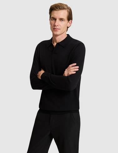 Siyah Regular Fit Kazak