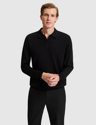 Siyah Regular Fit Kazak