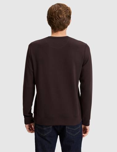 Koyu Kahverengi Regular Fit Sweatshirt