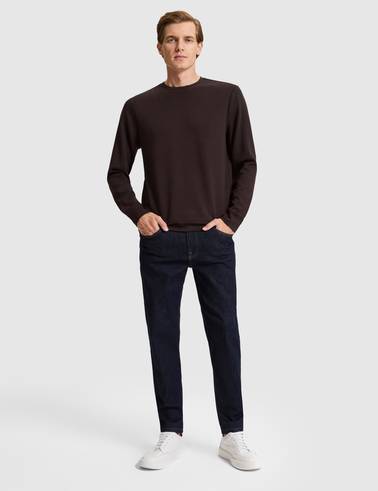 Koyu Kahverengi Regular Fit Sweatshirt
