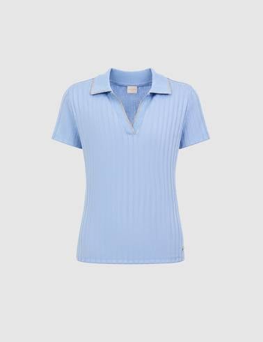 Mavi Slim Fit Polo Yaka Basic Tişört