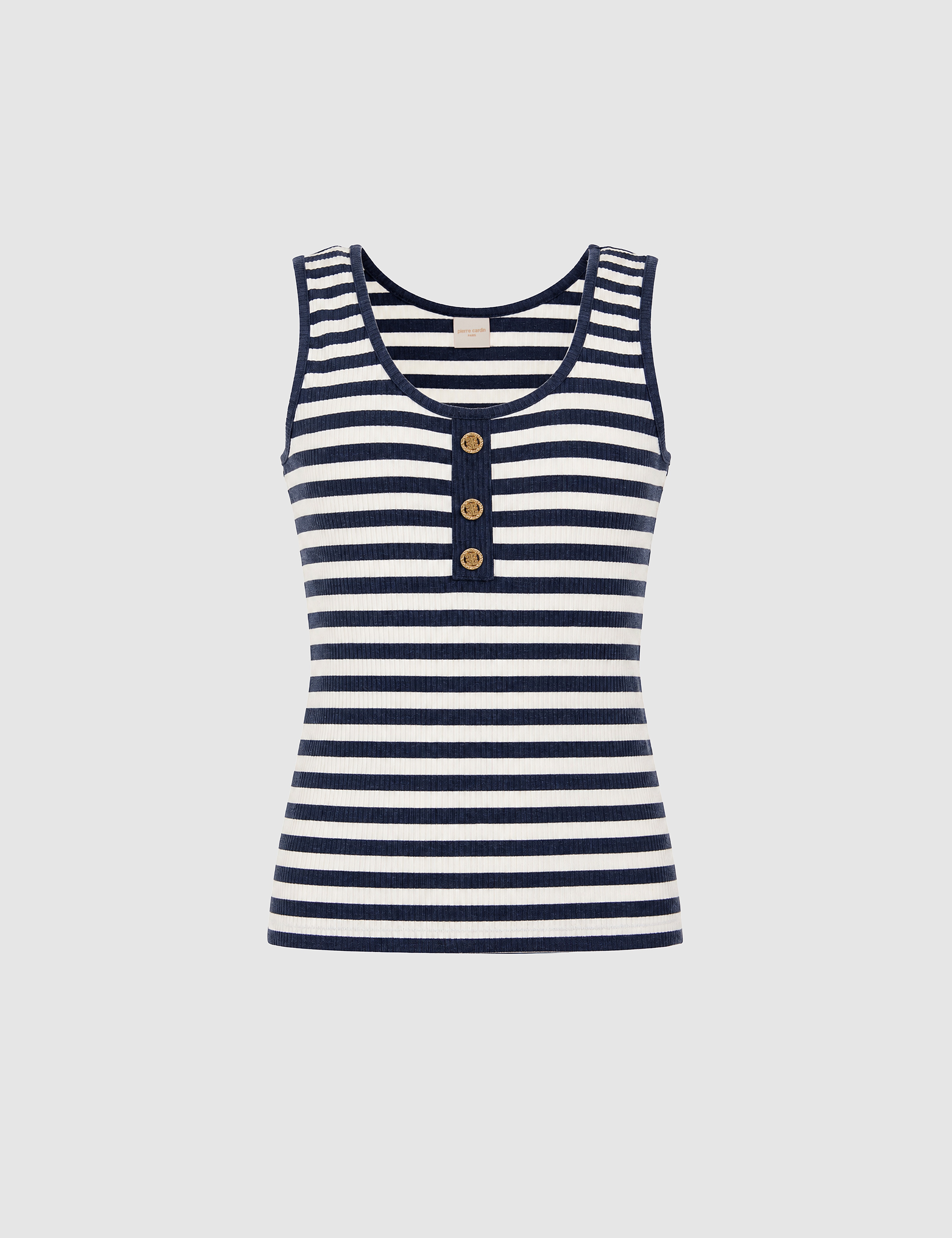 Lacivert Slim Fit Örme Bluz