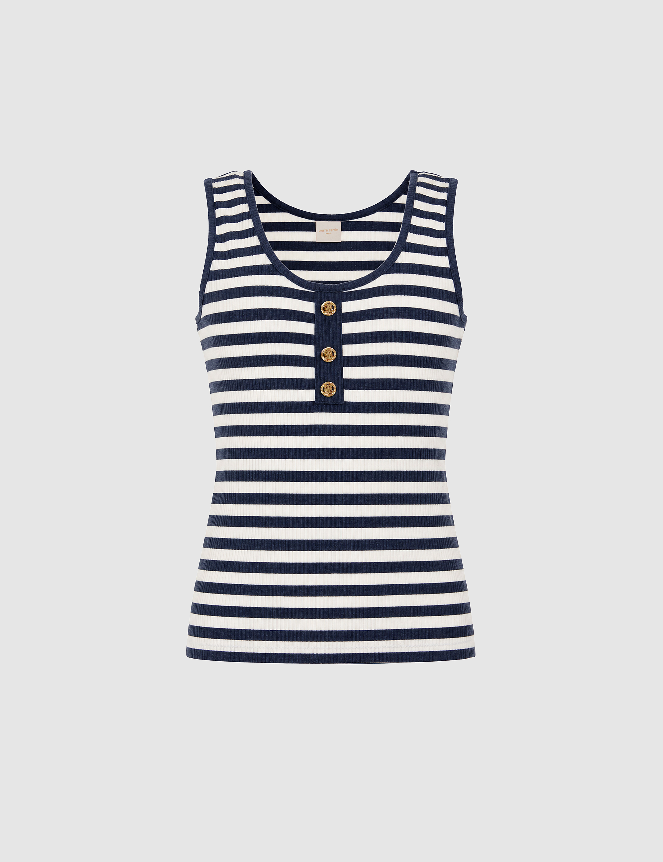Lacivert Slim Fit Örme Bluz