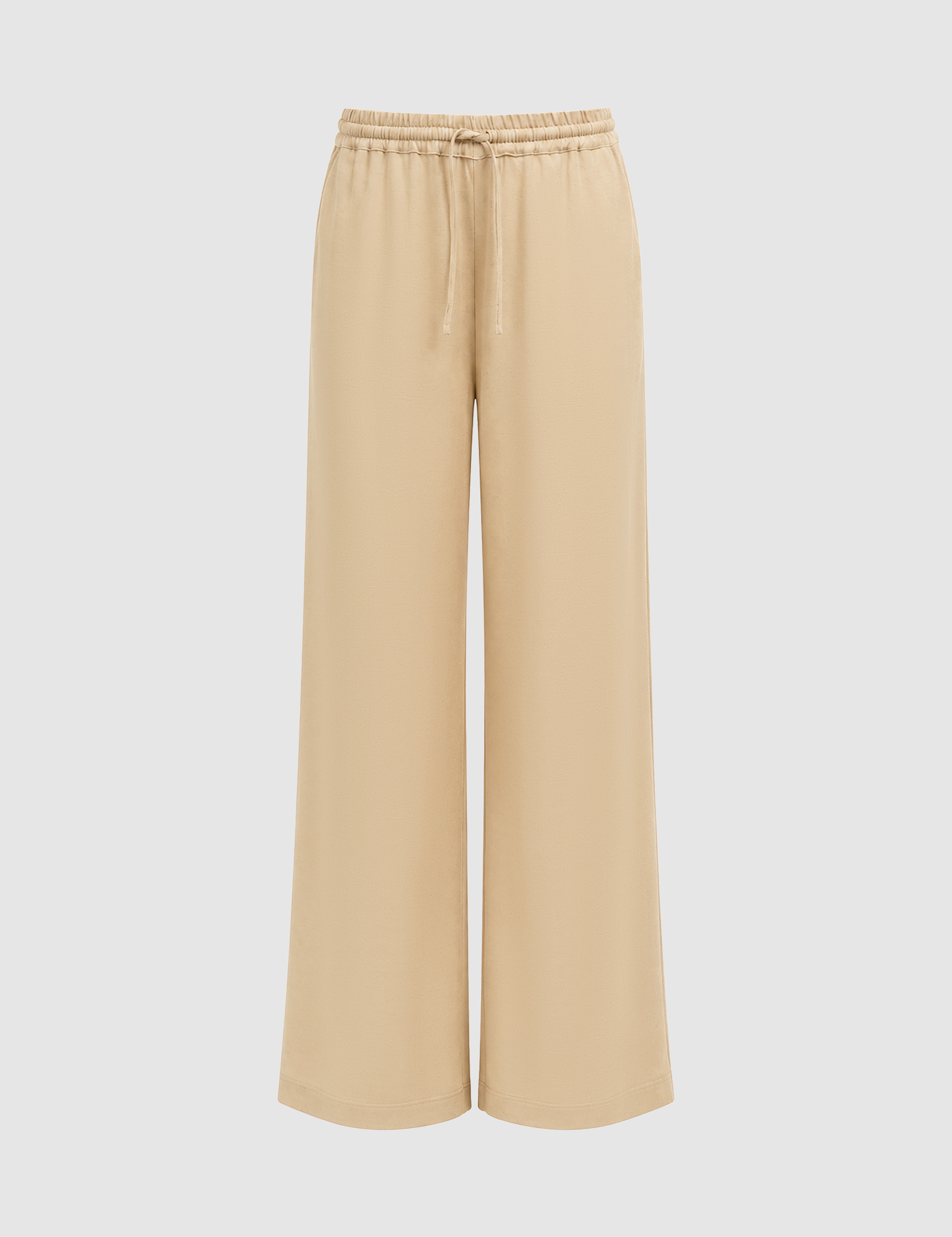 Bej Loose Fit Kanvas Pantolon - Image 7