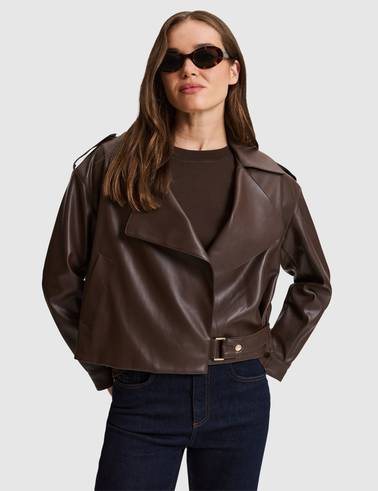 Kahverengi Crop Top Mont