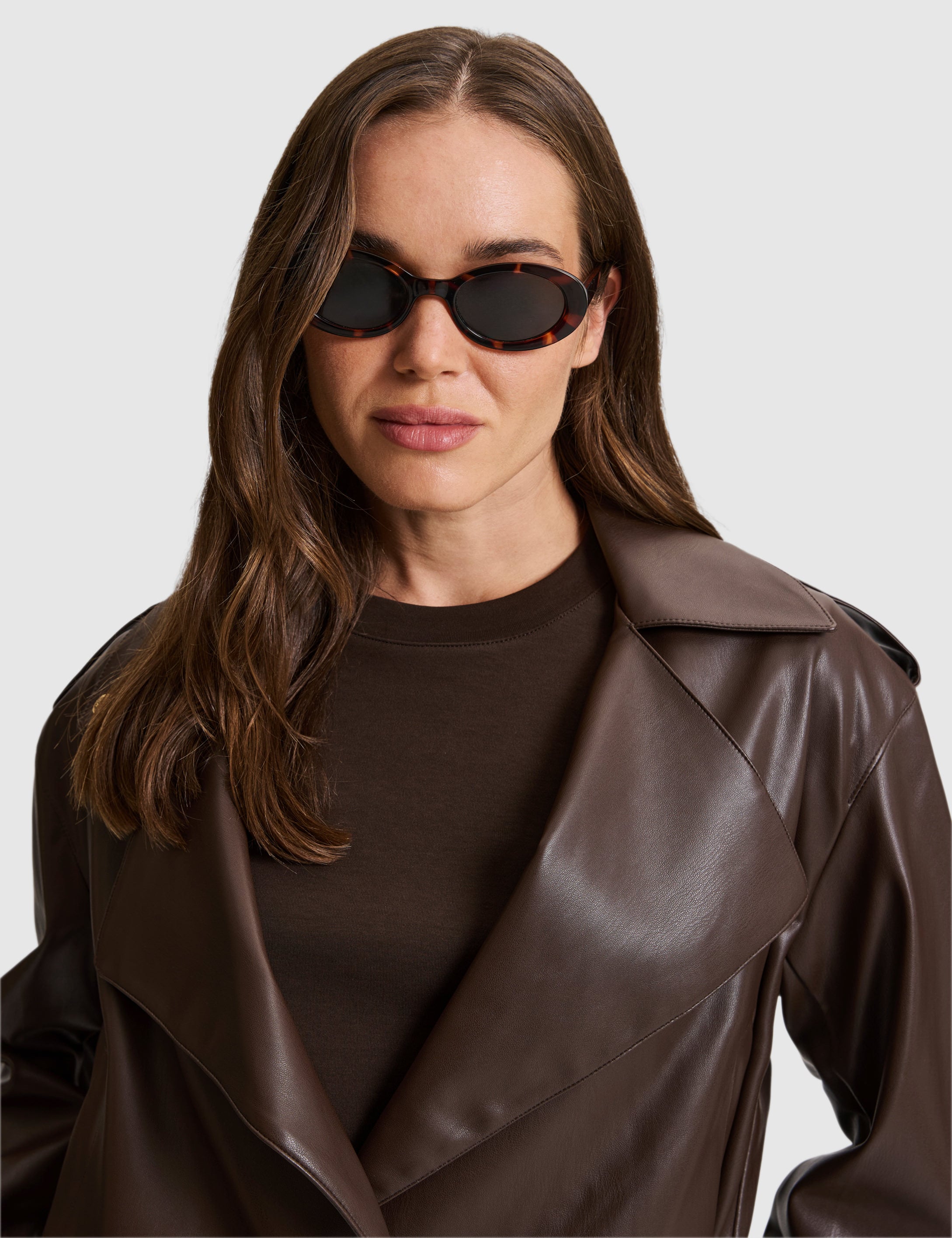 Kahverengi Crop Top Mont