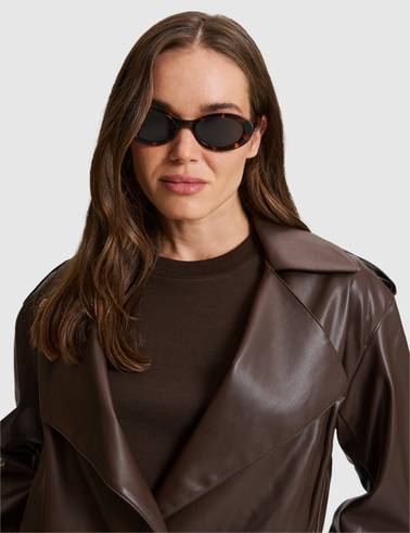 Kahverengi Crop Top Mont