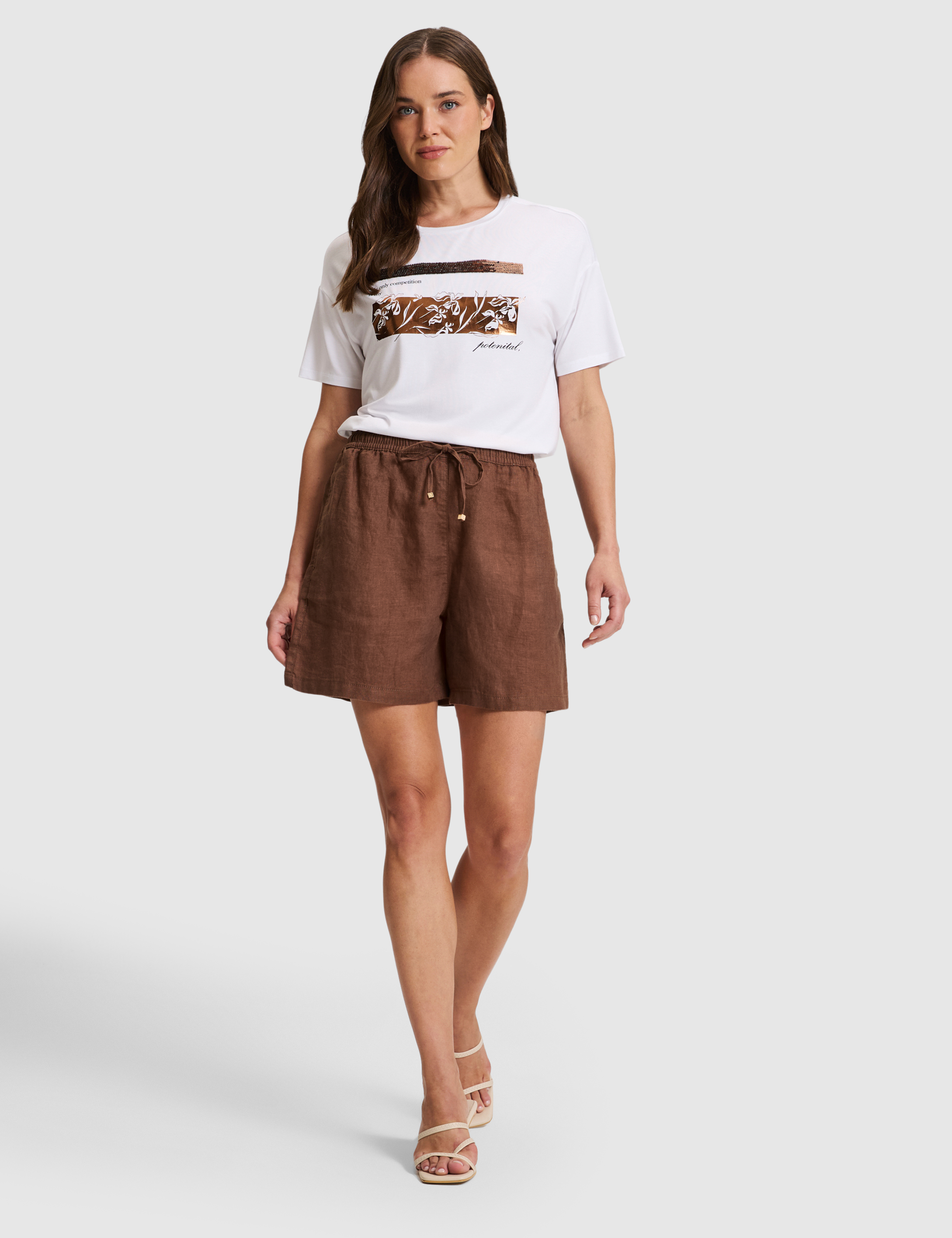 Beyaz Comfort Fit Tişört - 50319850001