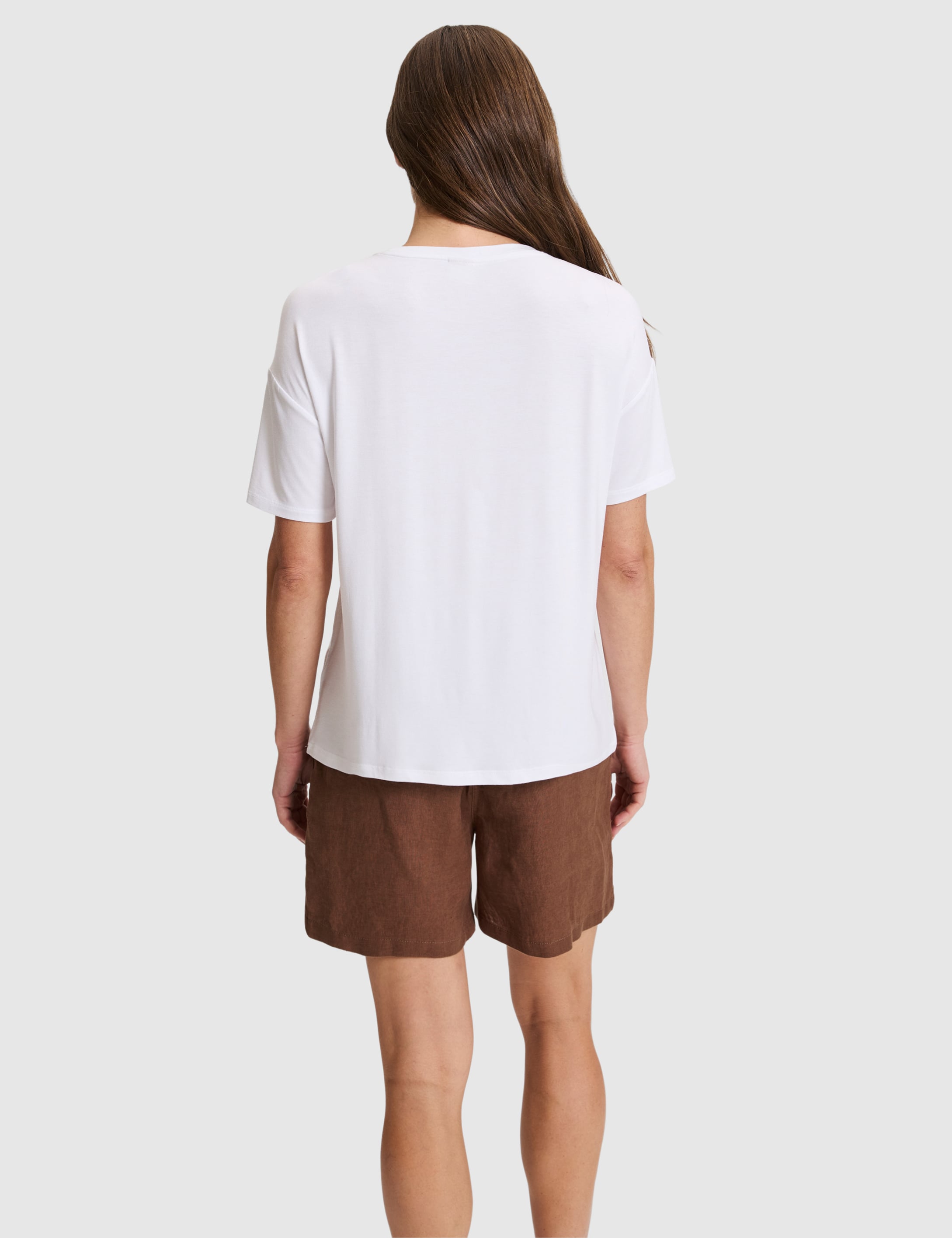 Beyaz Comfort Fit Tişört - 50319850001