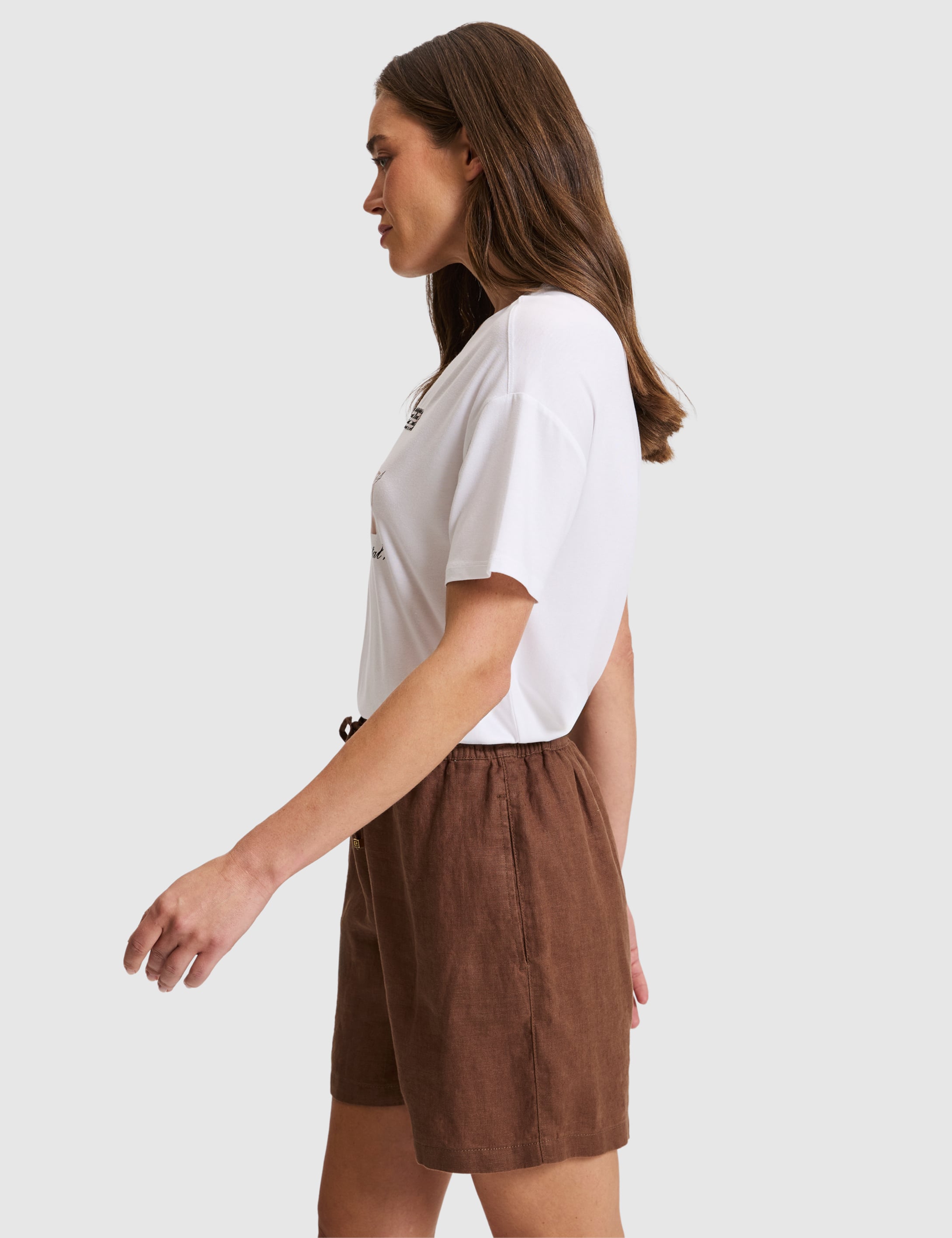 Beyaz Comfort Fit Tişört - 50319850001